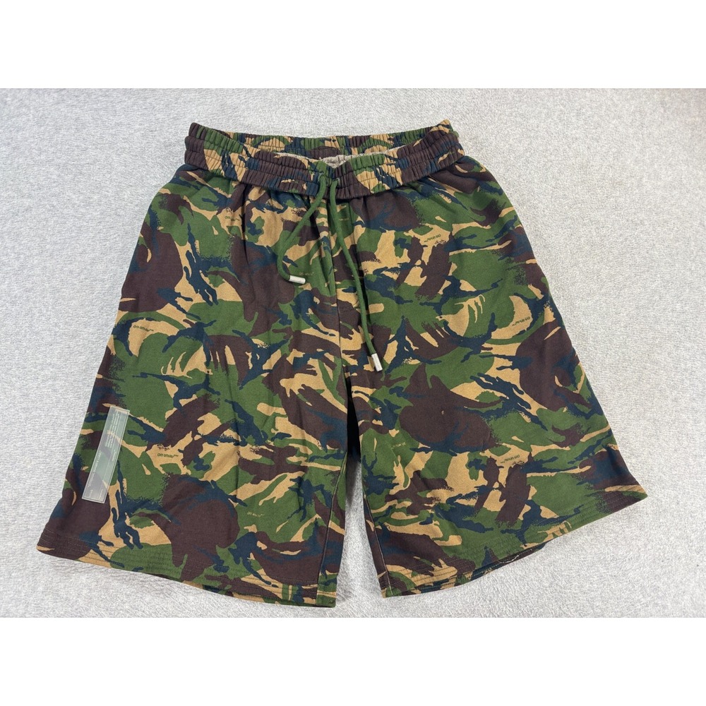 Off-White c/o Virgil Abloh Camouflage Shorts‎ 100% AUTHENTIC (Men's Medium)